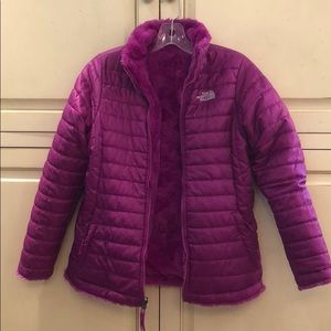 North face reversible jacket